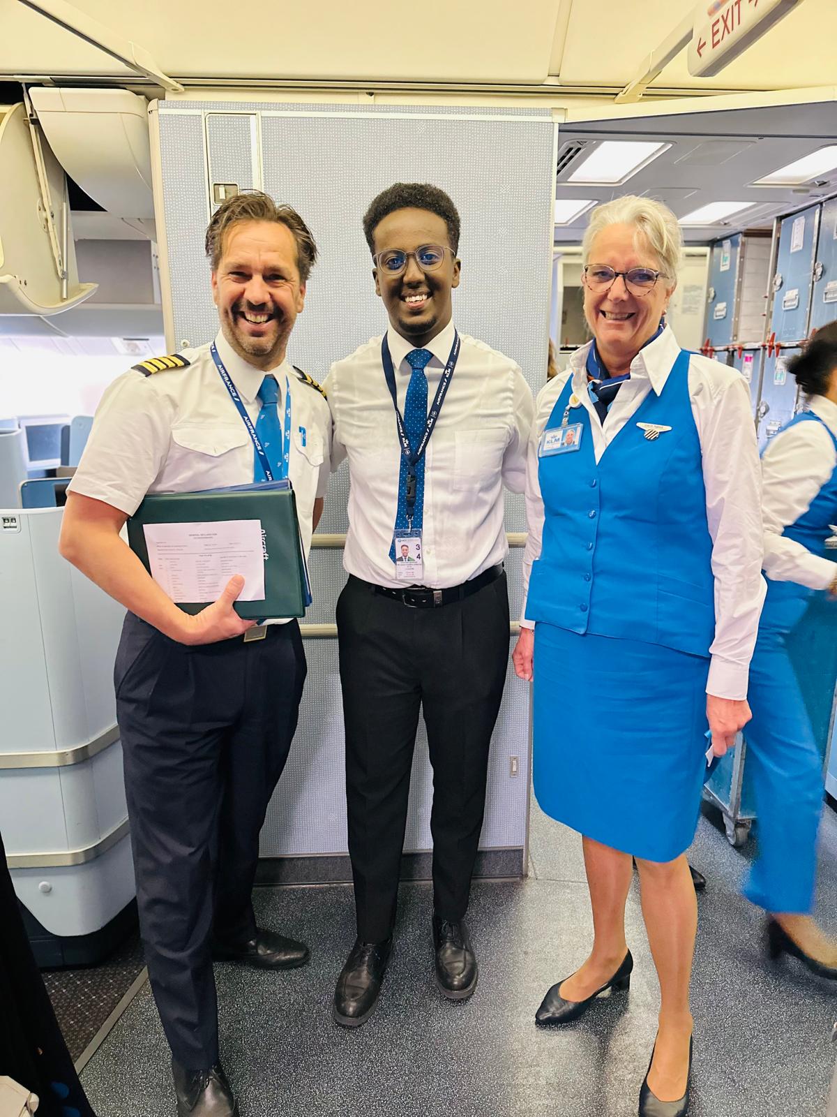 Inside the aircraft cabin with airline crew mentors